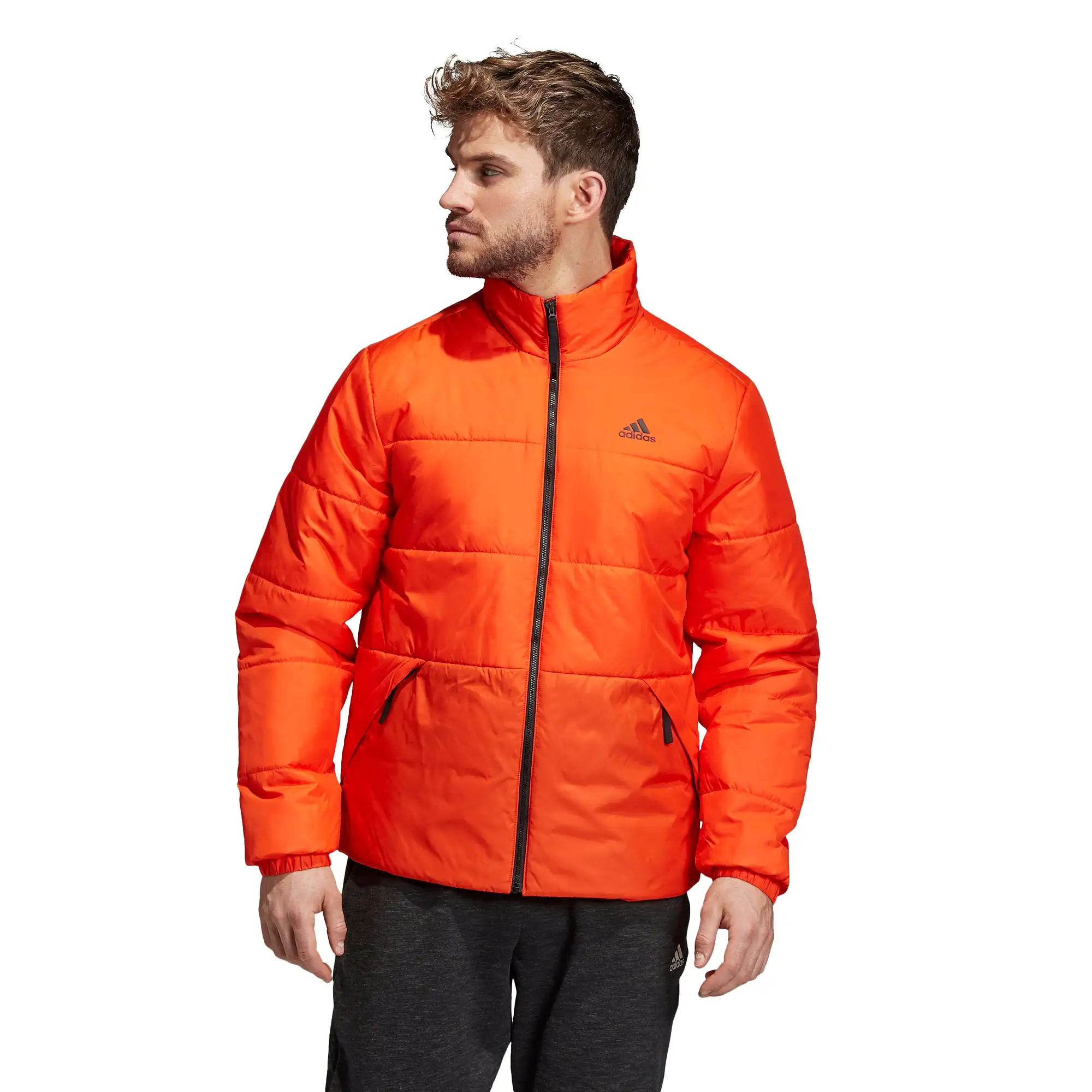 adidas Men's Jacket 3-Stripes Insulated Winter - Orange DZ1401