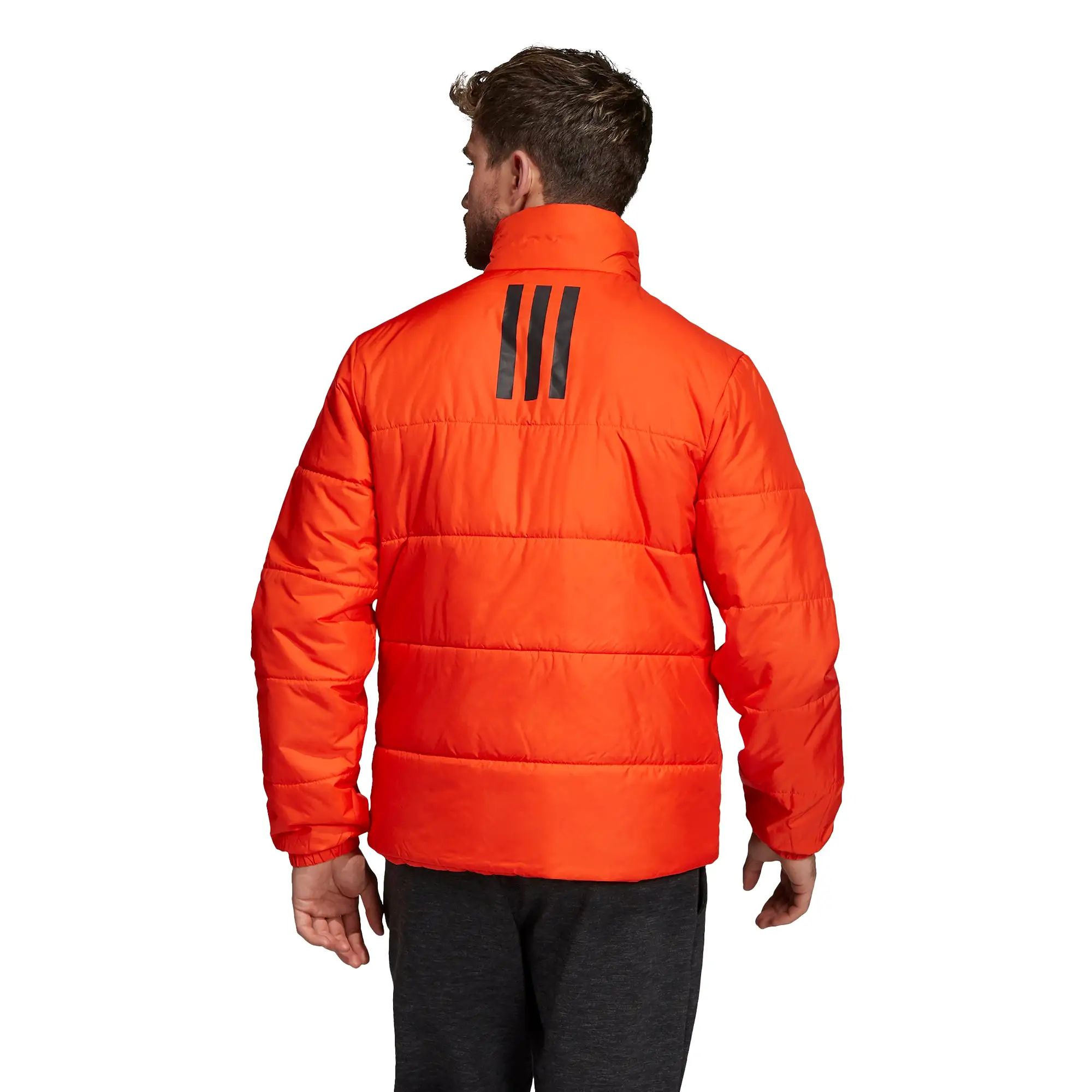 adidas Men's Jacket 3-Stripes Insulated Winter - Orange DZ1401