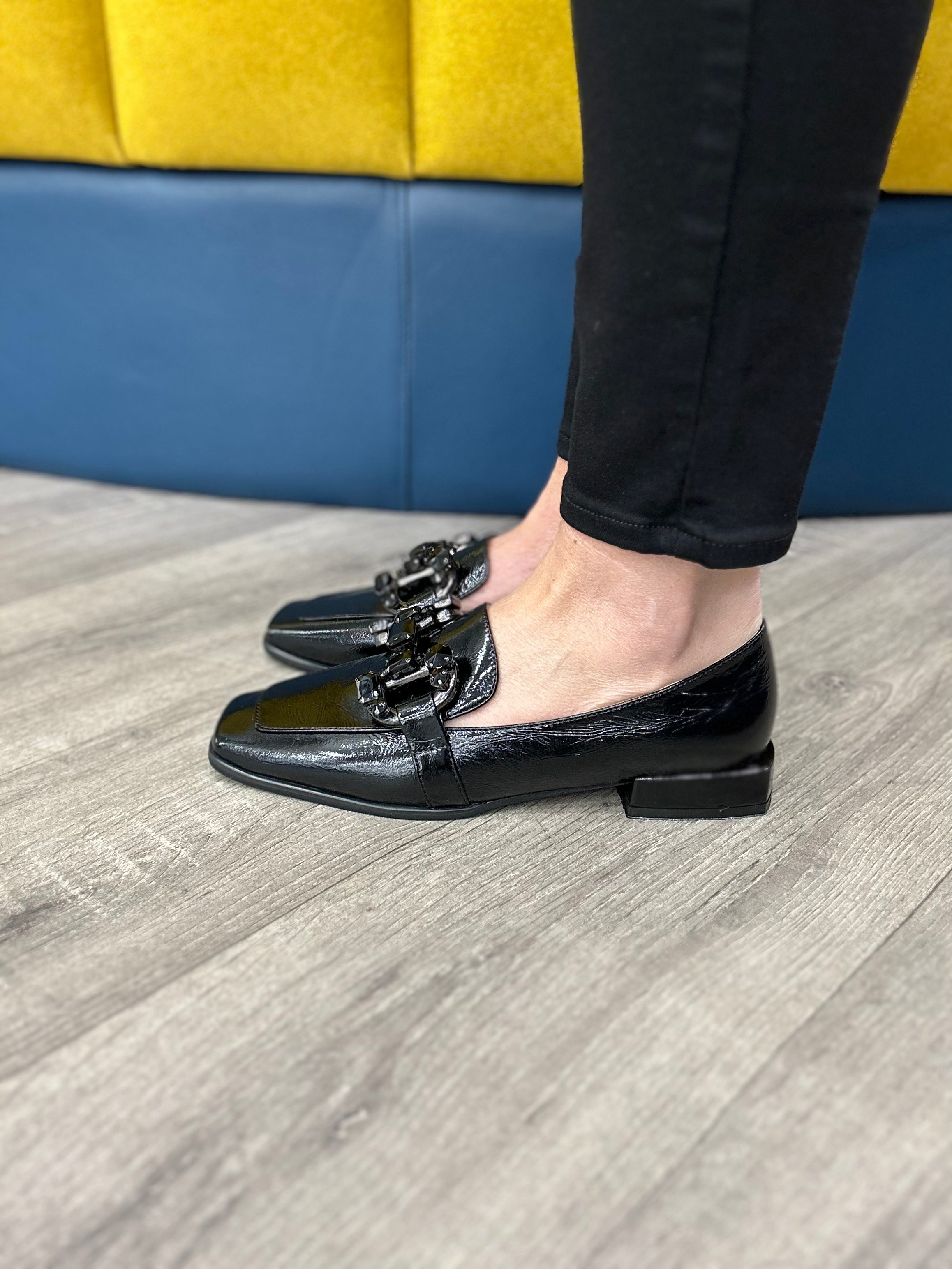 Alma Black Parent Loafer