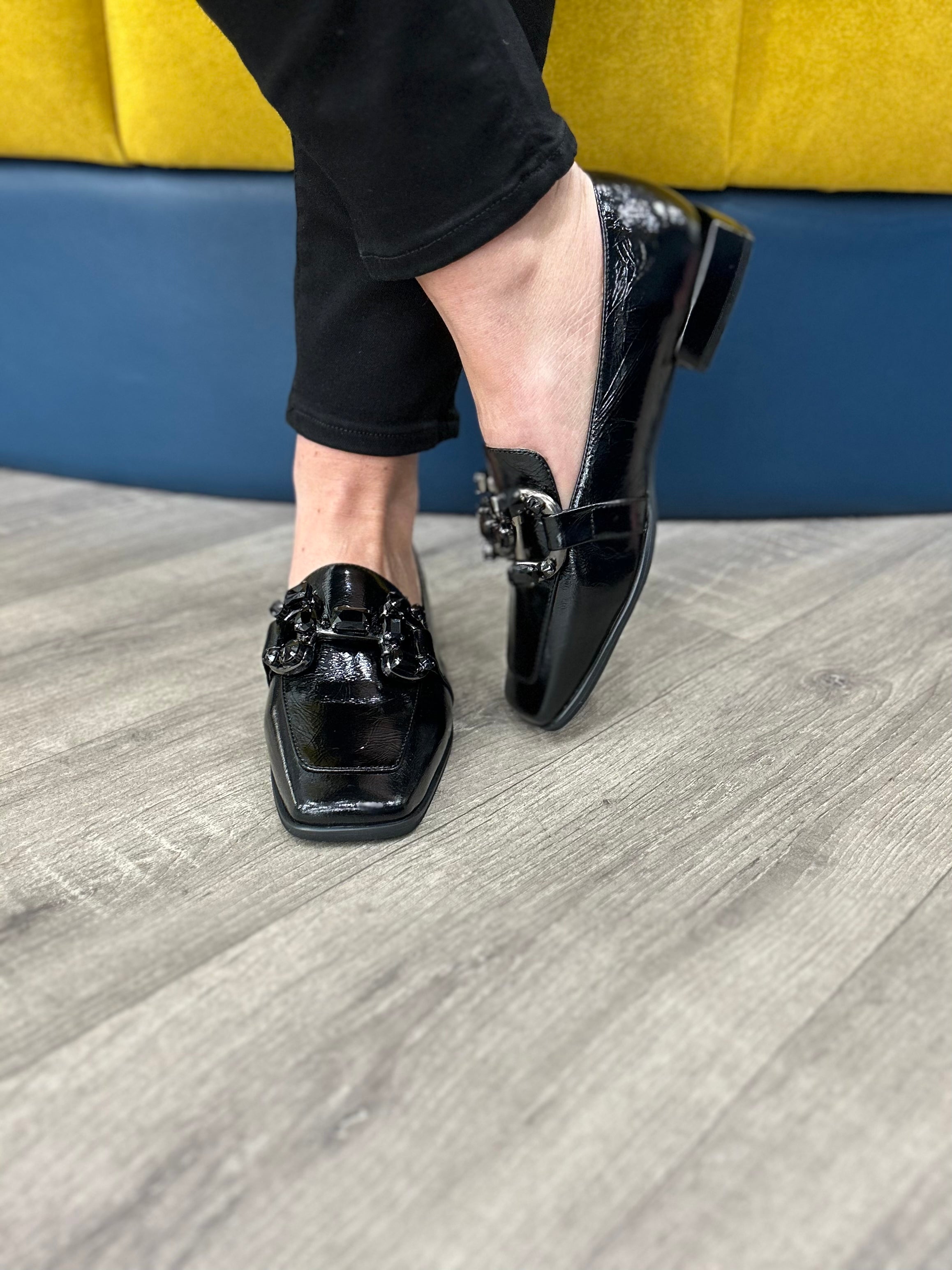 Alma Black Parent Loafer