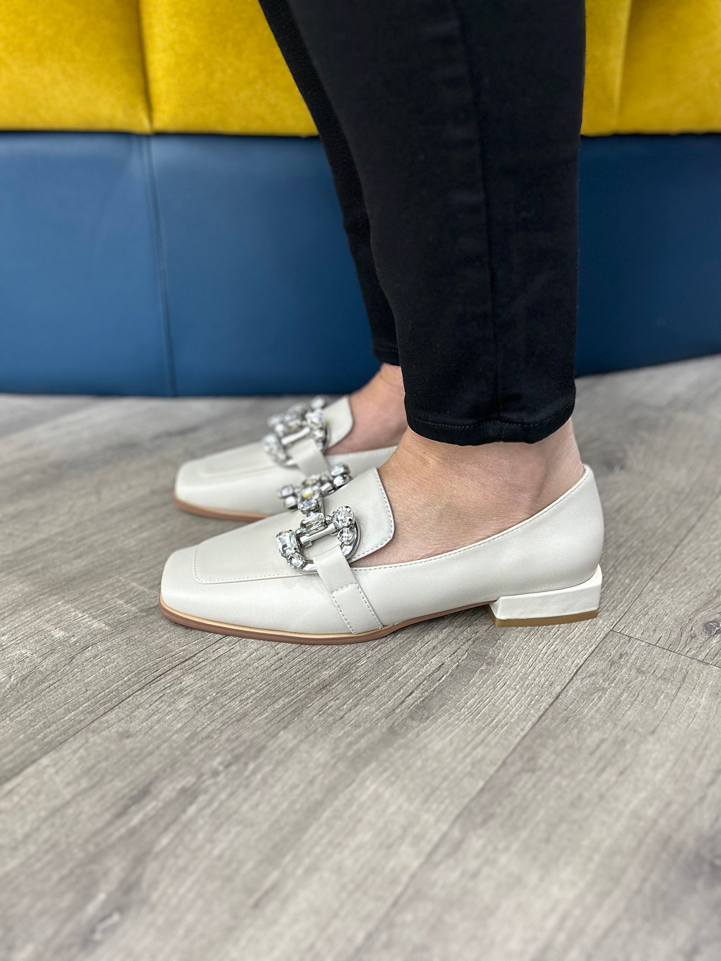 Alma Cream Loafer