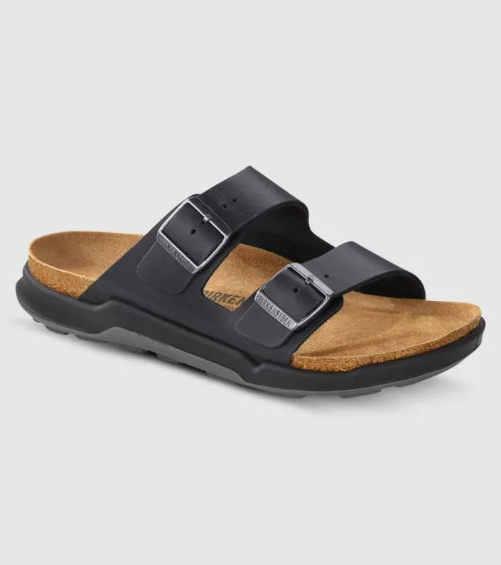 birkenstock arizona waxy leather mens slide