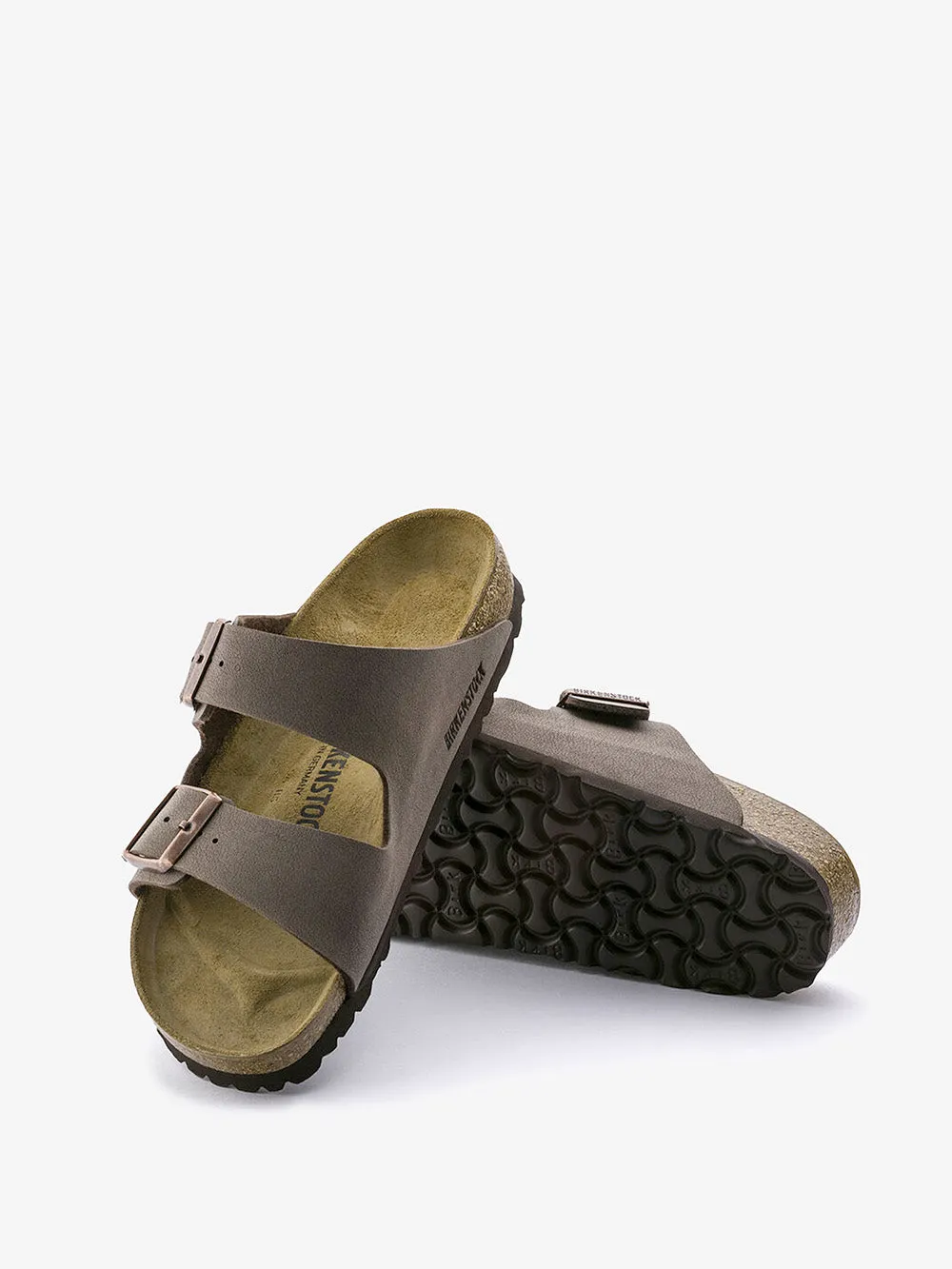 Birkenstock - Ciabatta classica doppia fascia con fibbia in metallo modello Arizona