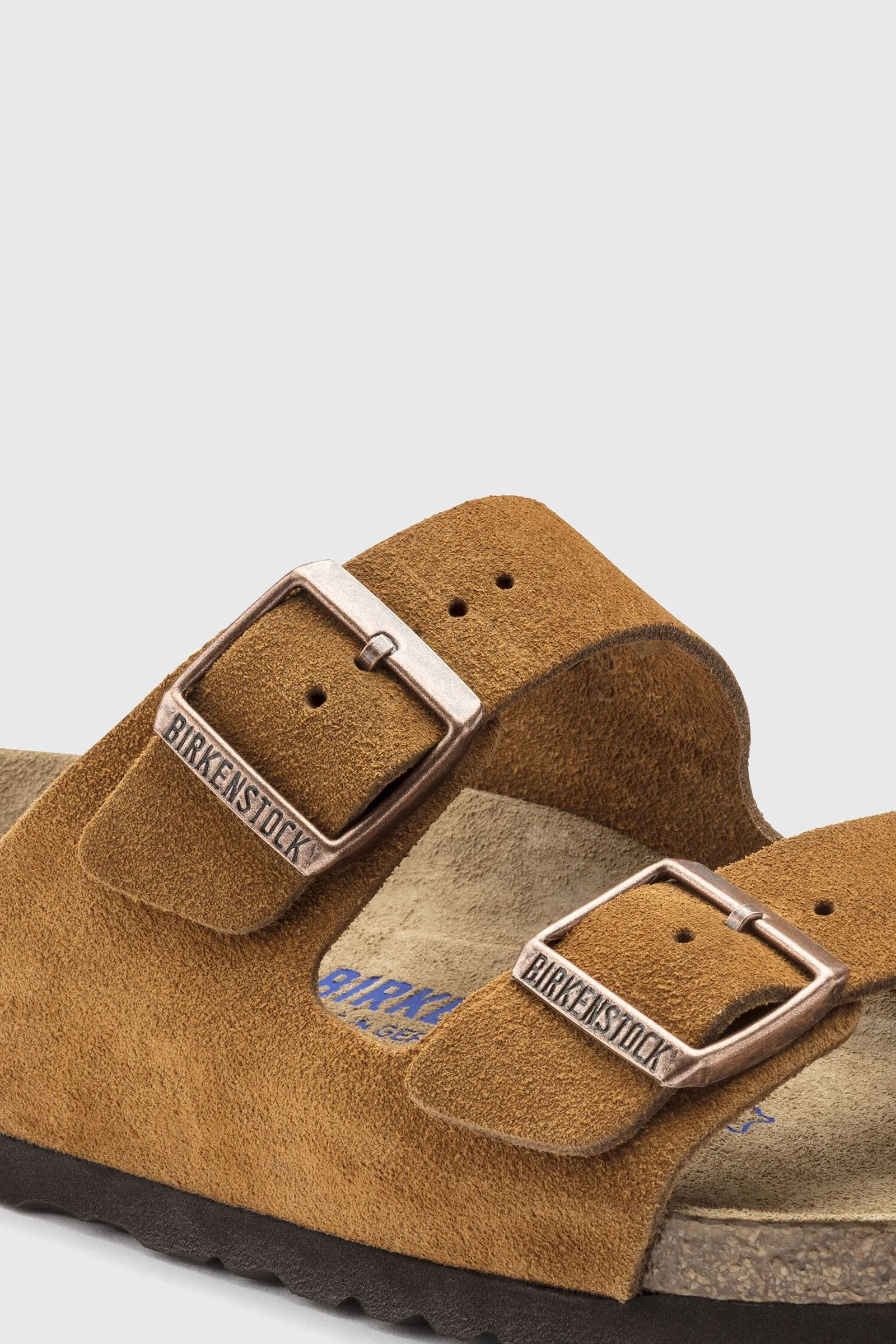 Birkenstock Sandalo Arizona Plantare Morbido Tabacco Uomo