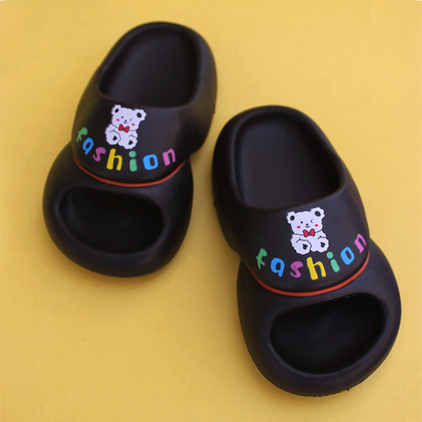 Black Baby Slippers for Baby Boy