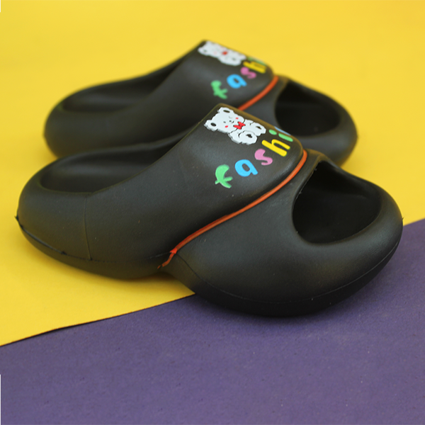 Black Baby Slippers for Baby Boy