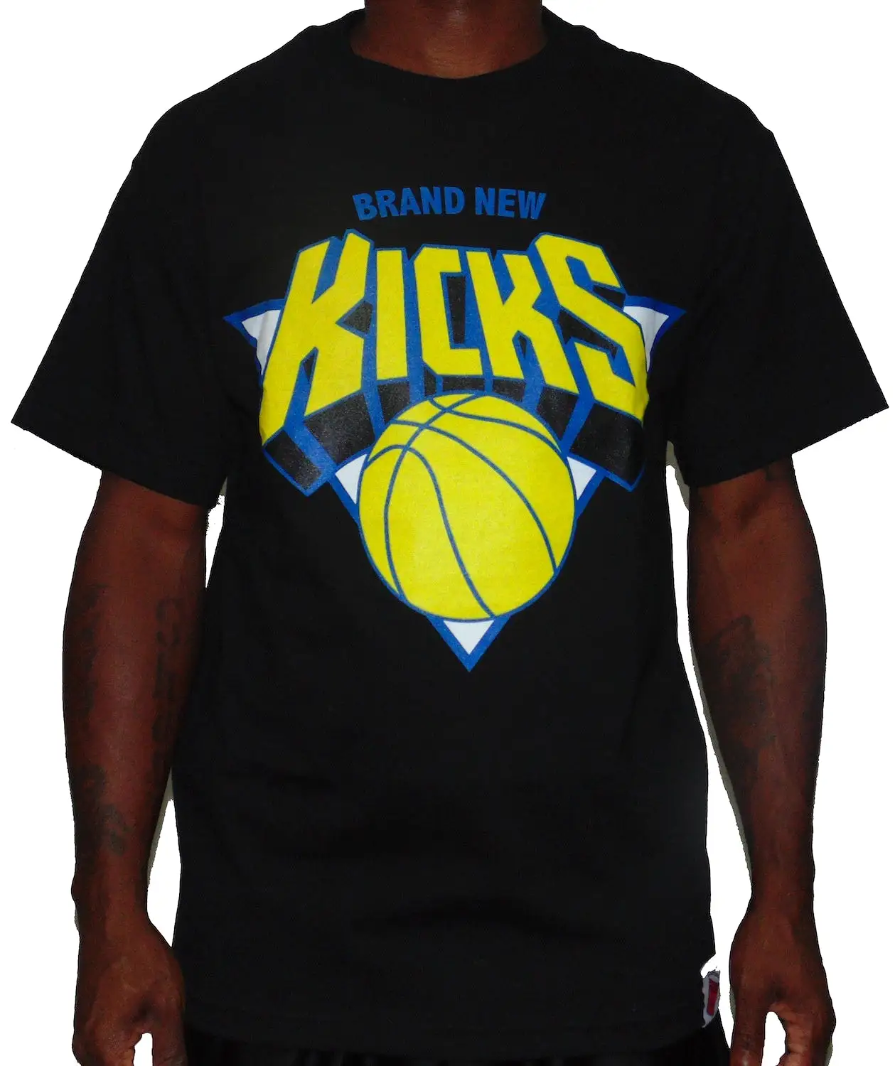 Booger Kids- New Kicks Tee (Blk/Blue/Yellow)