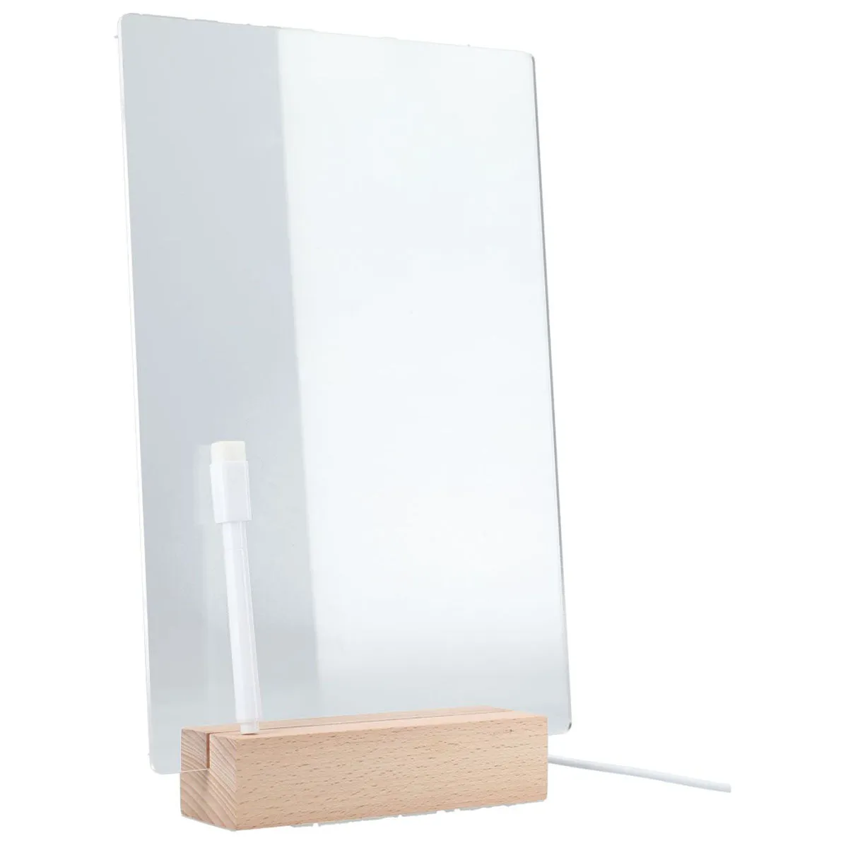 Bullet Clear Note Brite Acrylic Dry Erase Board