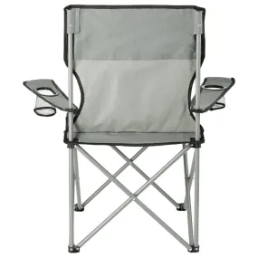 Bullet Grey Fanatic Event Folding Chair (300lb Capacity)