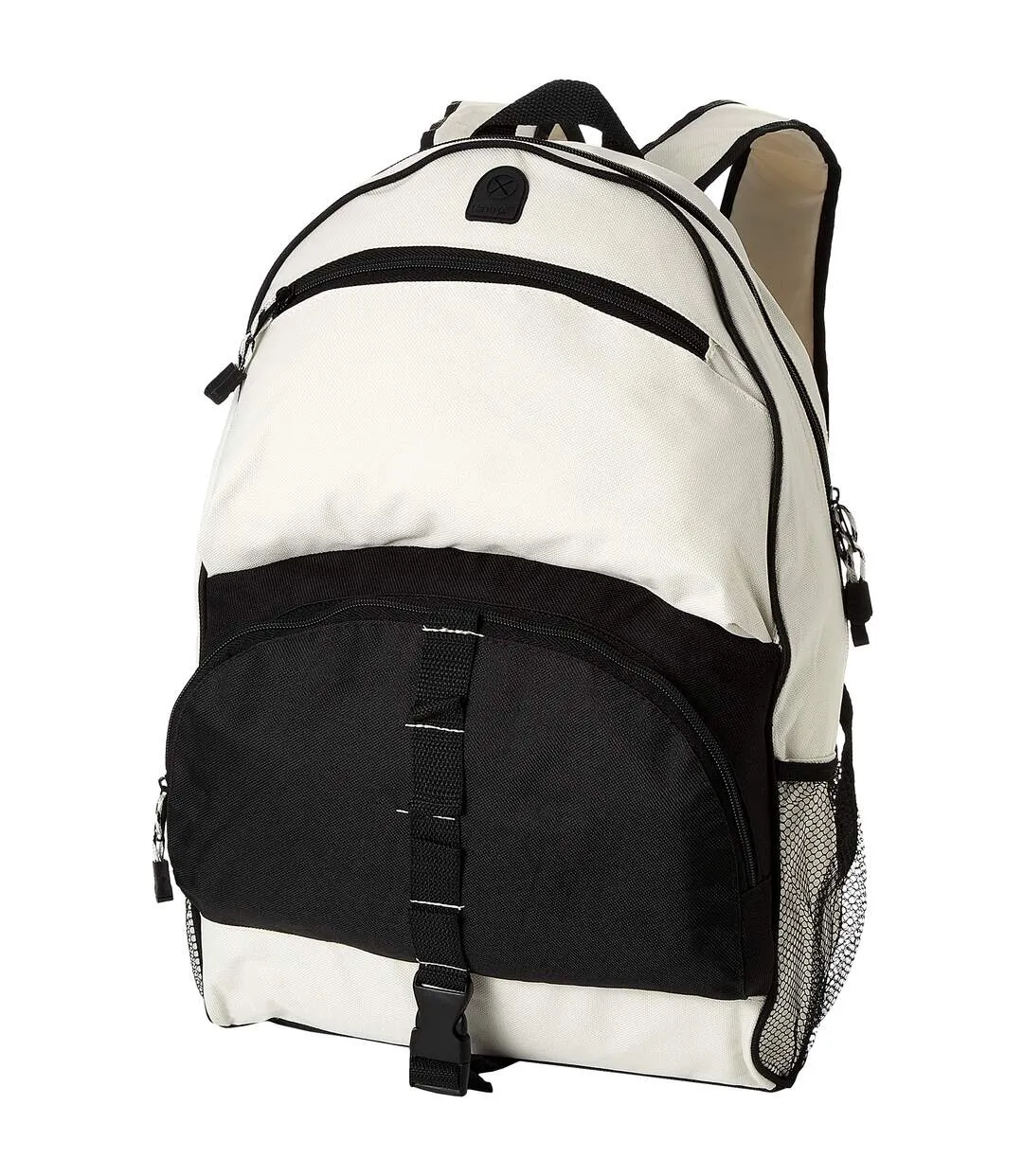 Bullet Utah Backpack (Solid Black/Off-white) (33 x 17 x 48 cm) - UTPF1138