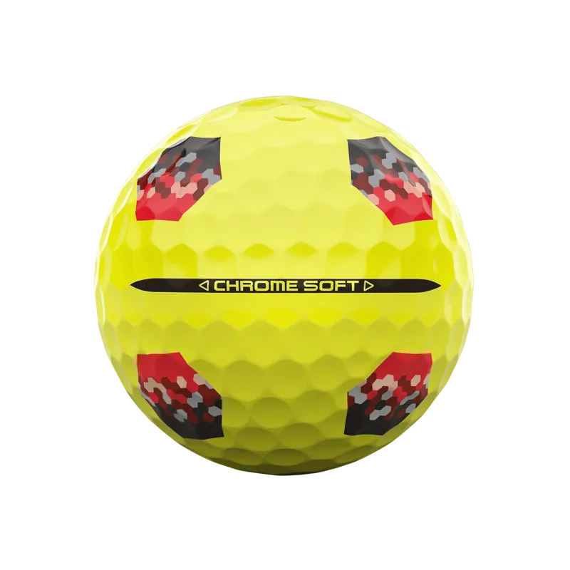 Callaway Chrome Soft Trutrack Yellow Sleeve