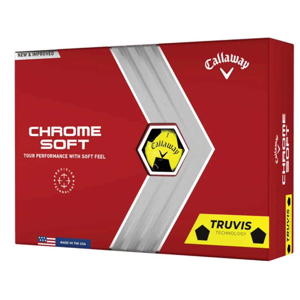 Callaway Chrome Soft Truvis Geel