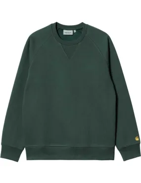 Carhartt Chase Sweatshirt Juniper Gold