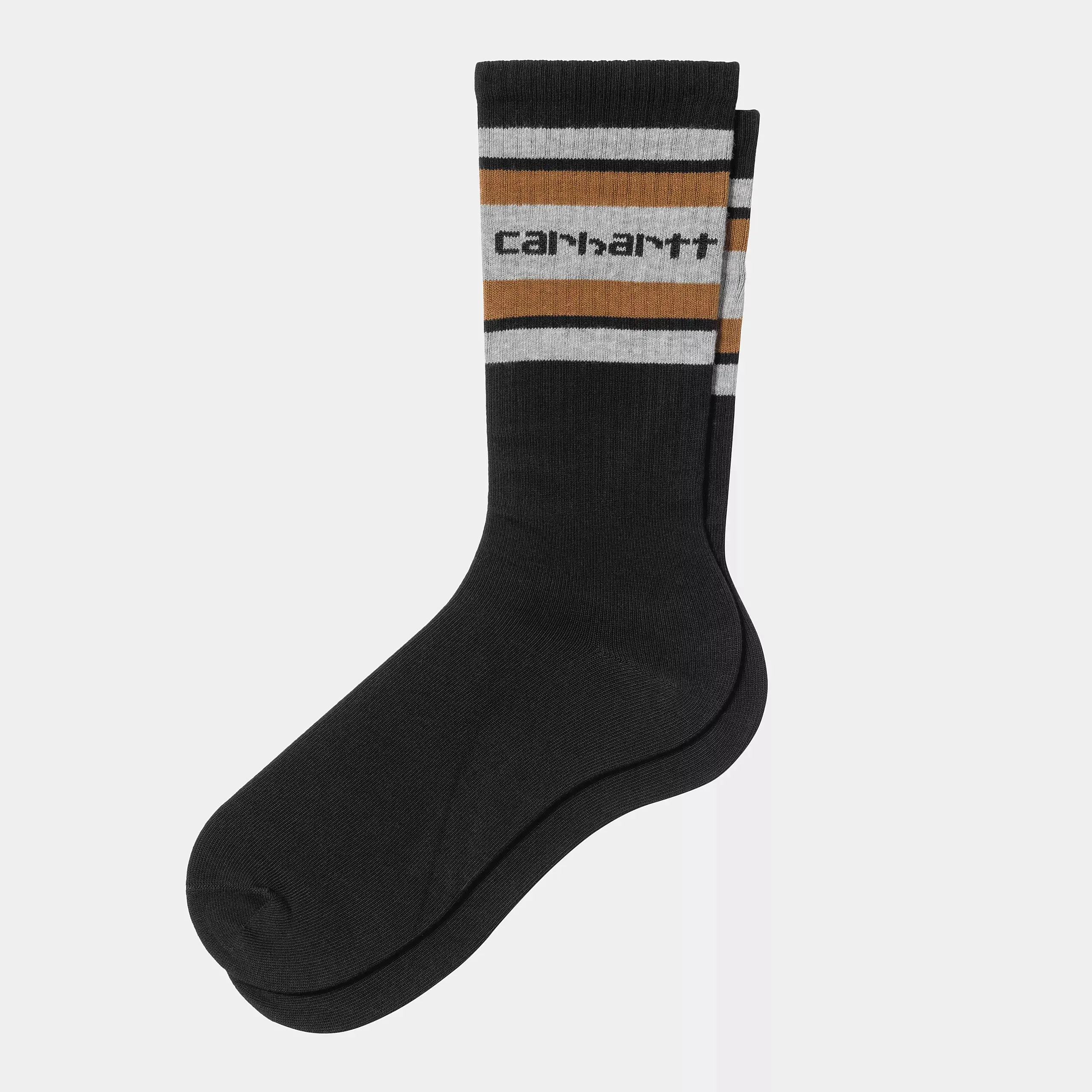 Carhartt Connors Socks - Black/Grey Heather