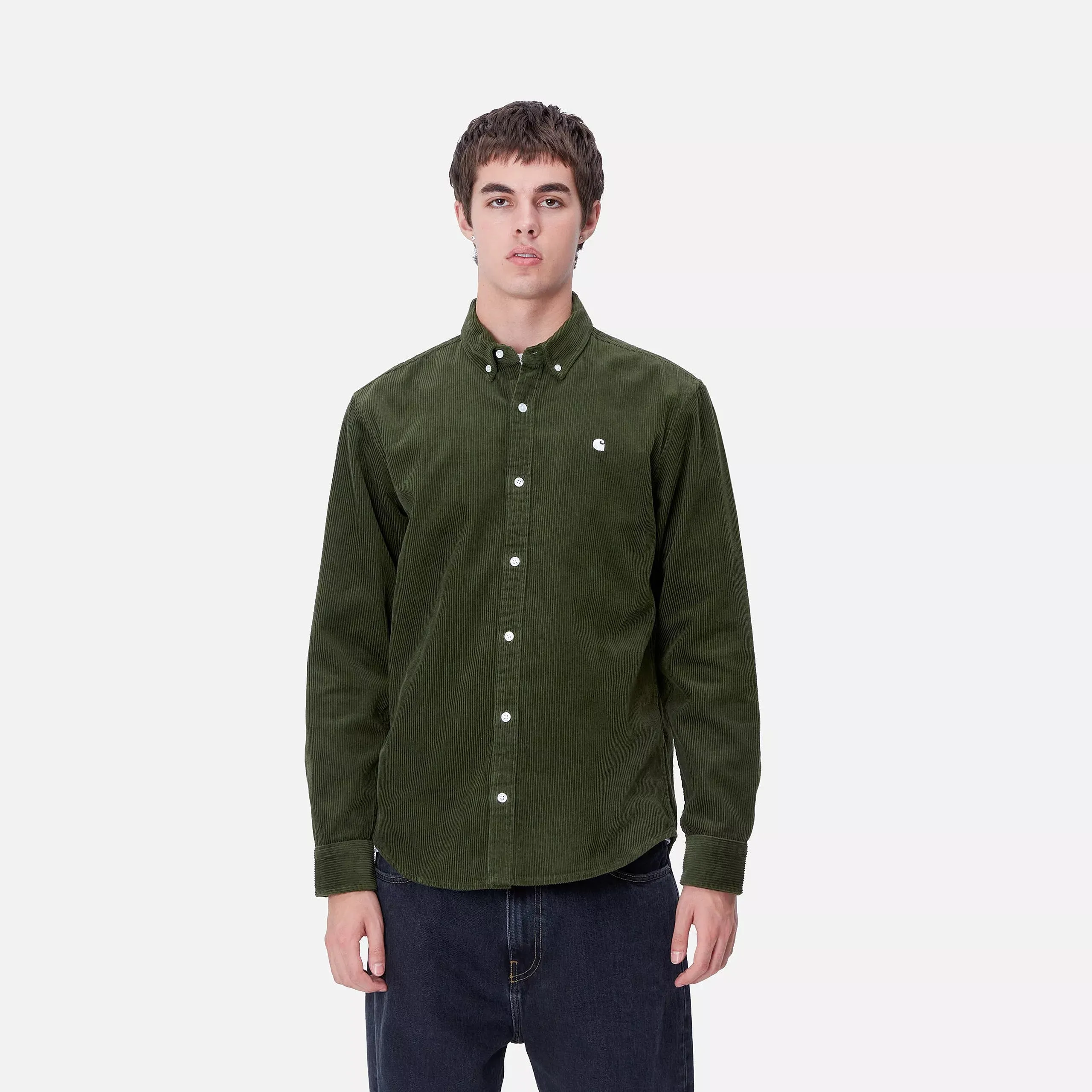 Carhartt L/S Madison Cord Shirt - Tarragon