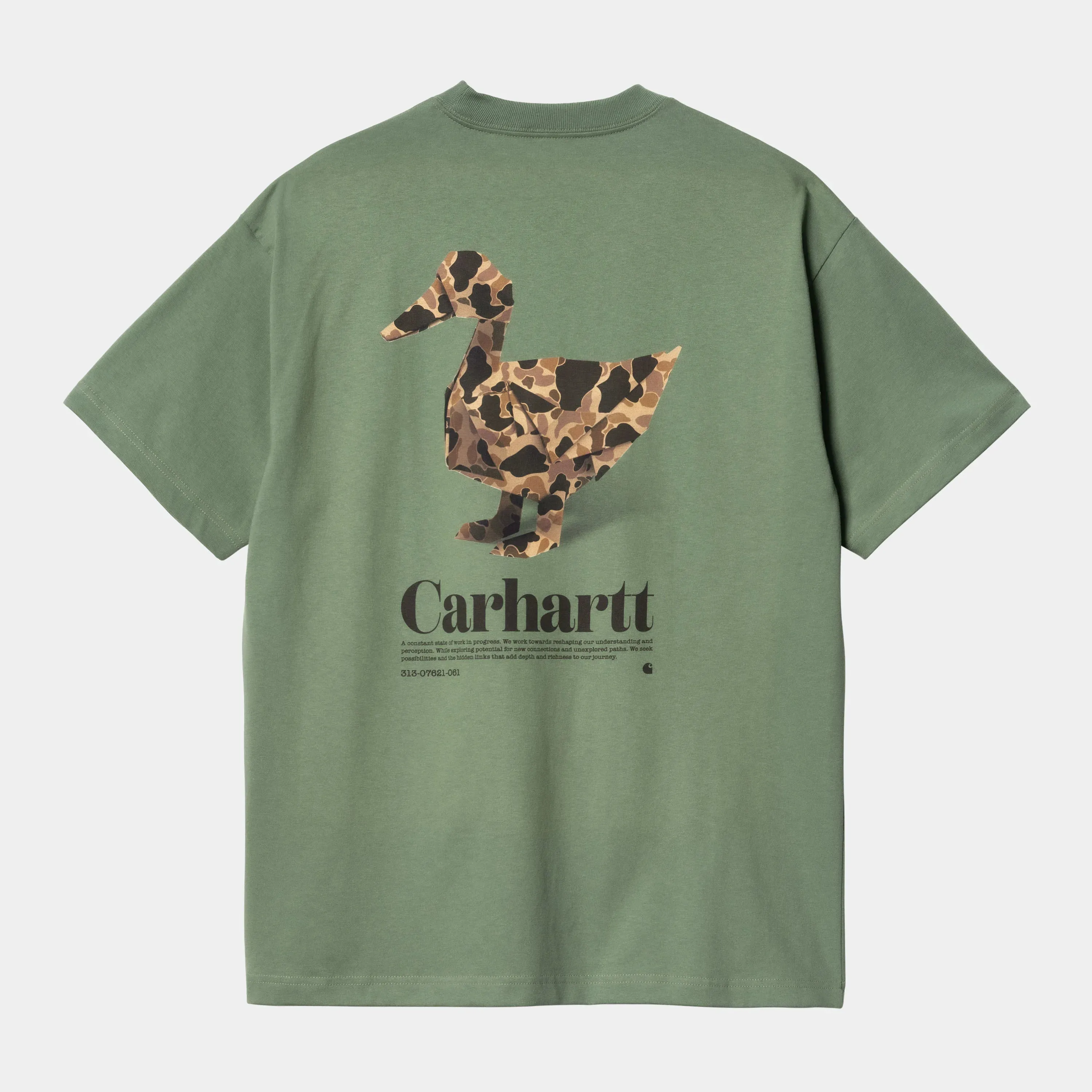 Carhartt S/S Fold Duck T-Shirt - Duck Green