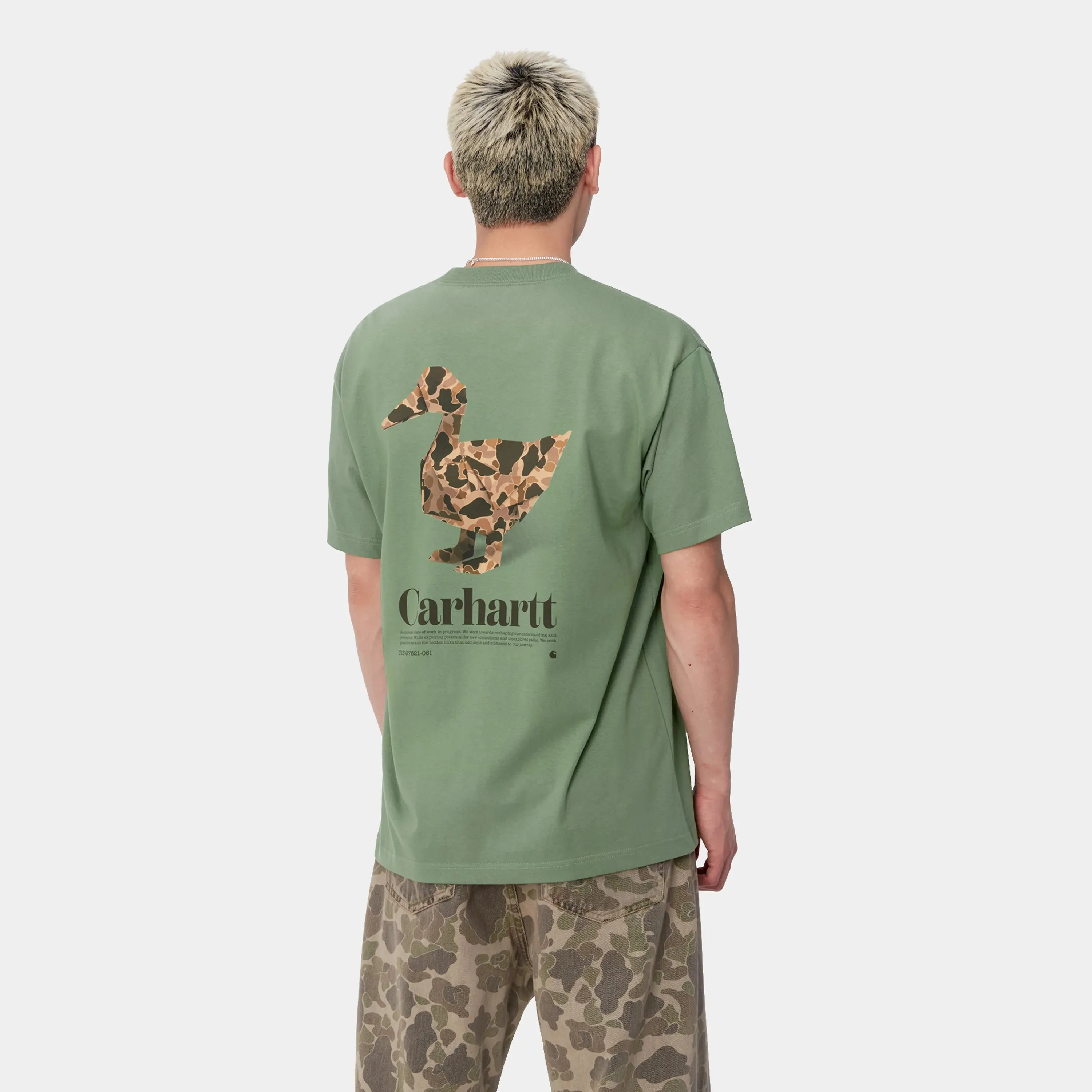 Carhartt S/S Fold Duck T-Shirt - Duck Green