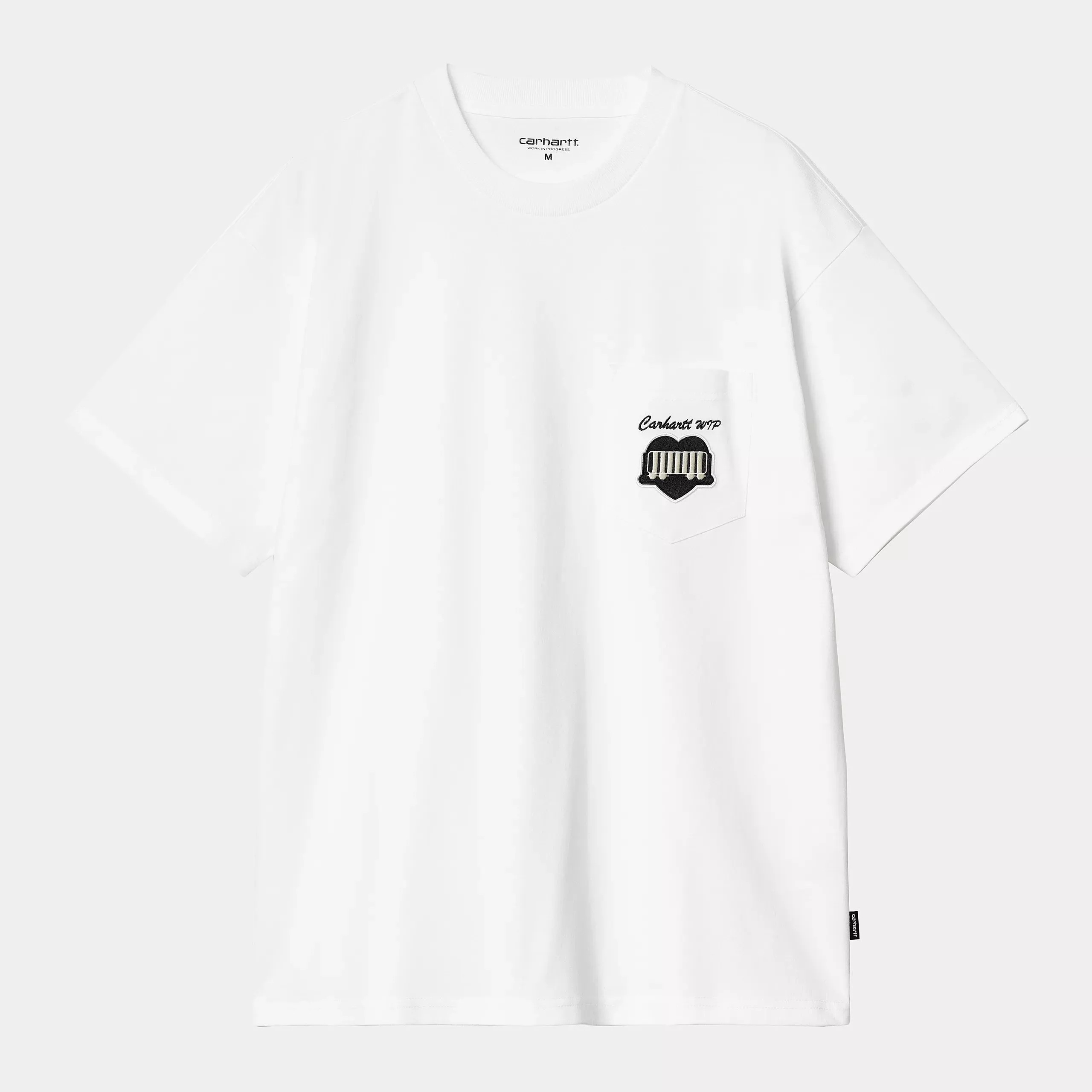 Carhartt S/S Heart Train Pocket T-Shirt - White