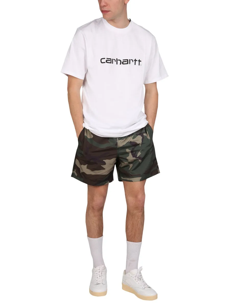 Carhartt WIP Camouflage Printed Swimming Trunks