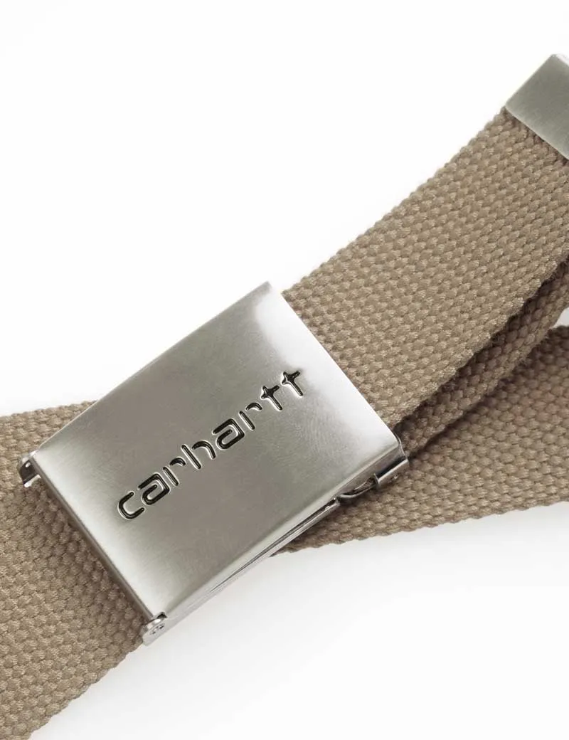 Carhartt Wip Clip Belt Chrome Leather