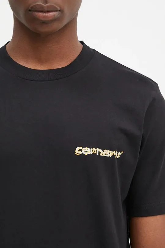 Carhartt WIP cotton t-shirt S/S Noodle Soup men’s black color with a print I033971.89XX