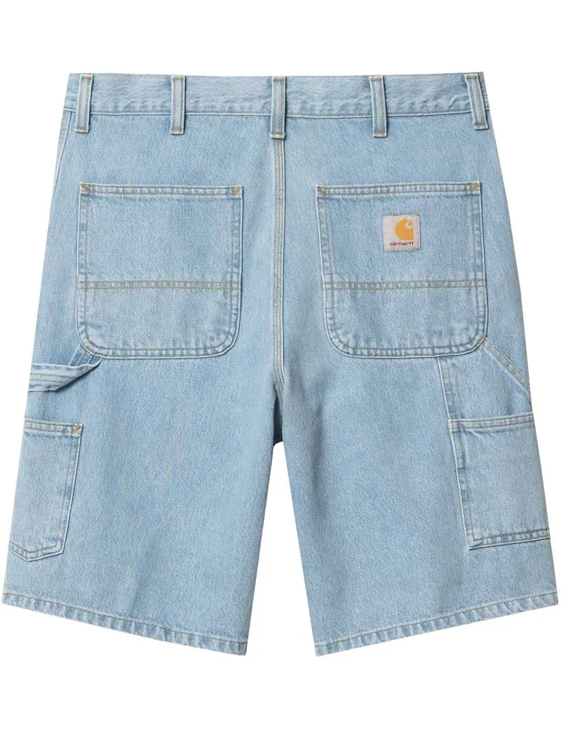 Carhartt Wip Single Knee Shorts Heavy Stone Bleached