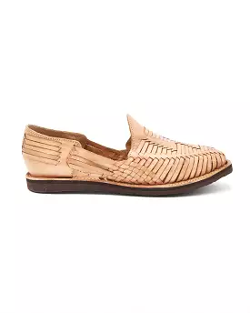 Chamula Cancun Tan Woven Huarache Sandal