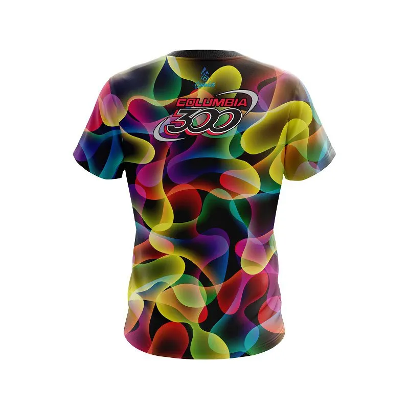 Columbia 300 Multi Color Lava CoolWick Bowling Jersey