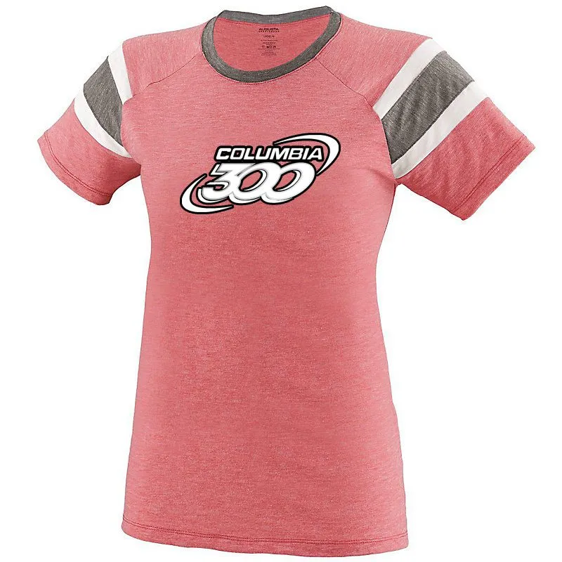 Columbia 300 Women’s delerium Red Coolwick Bowling T-Shirt