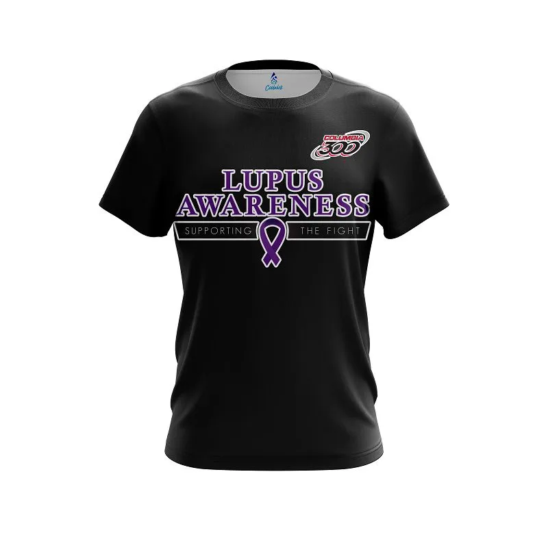 Columbia 300 World Lupus Cancer Awareness 5 CoolWick Bowling Jersey