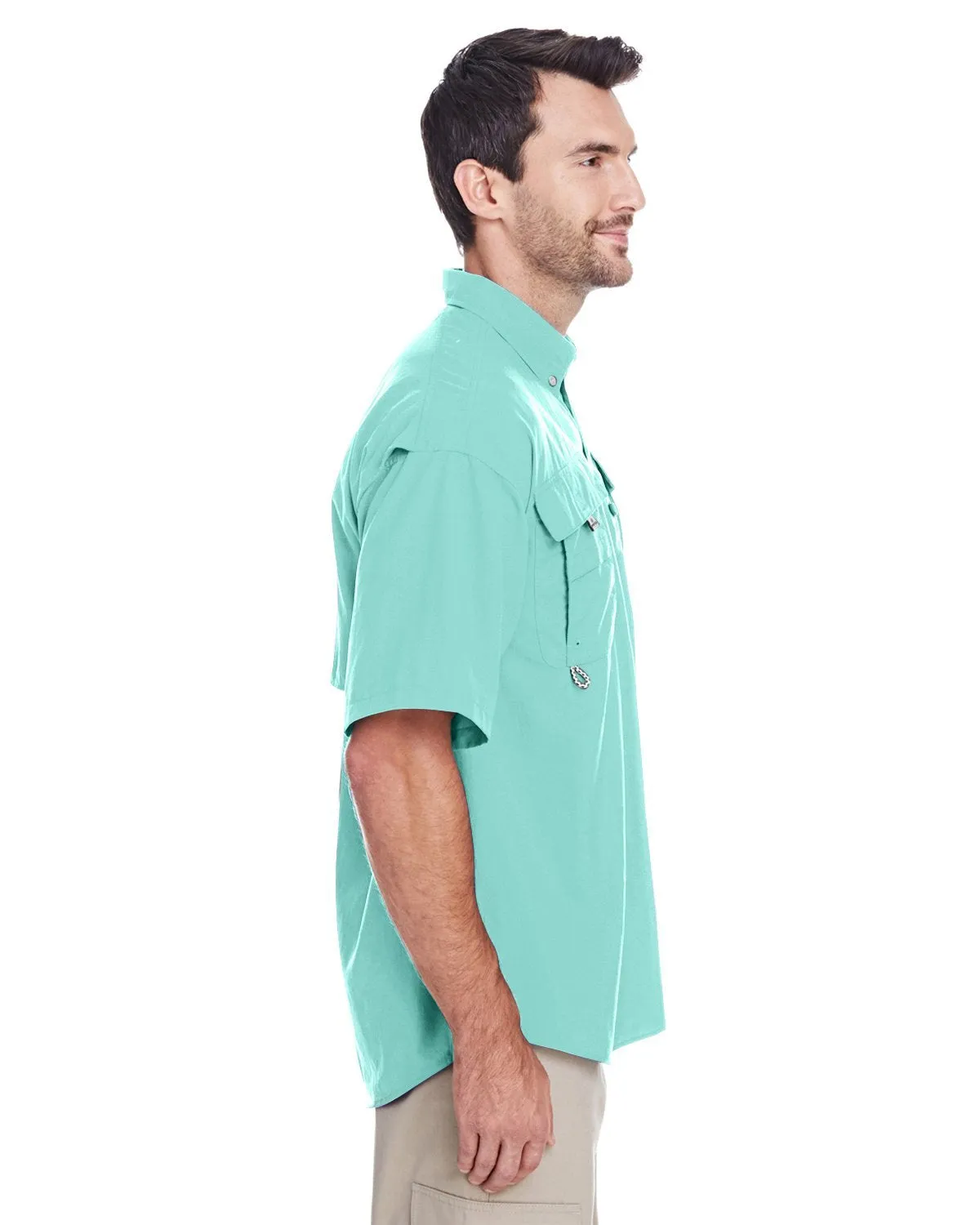 Columbia Bahama Ii Short Sleeve Shirt 7047 Gulf Stream