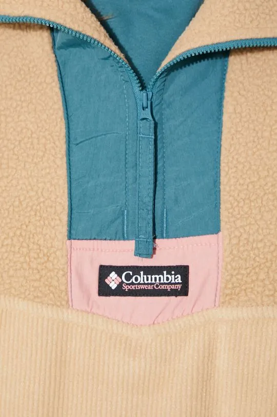 Columbia fleece sweatshirt Riptide beige color 2074551