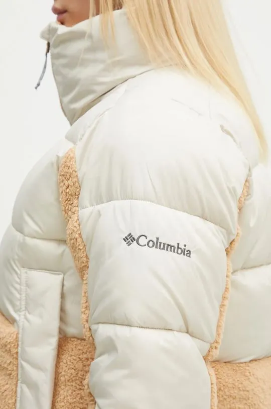 Columbia jacket Leadbetter Point women's beige color 2085602