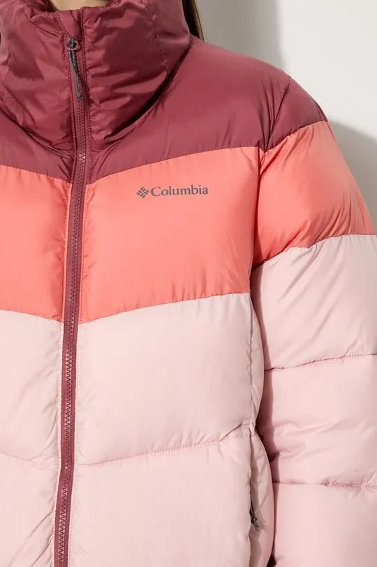 Columbia jacket Puffect Color Block Jkt women's pink color 1955101