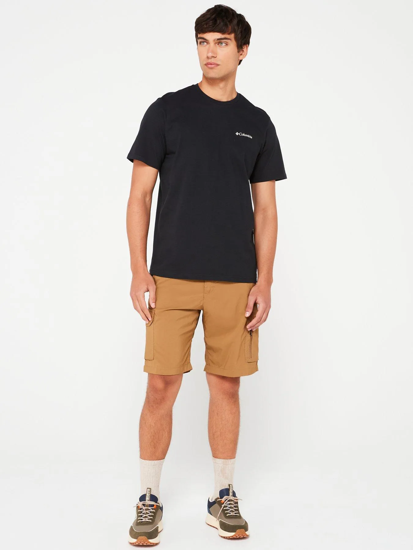 Columbia Men's Explorers Canyon Back Ss T-shirt - Black