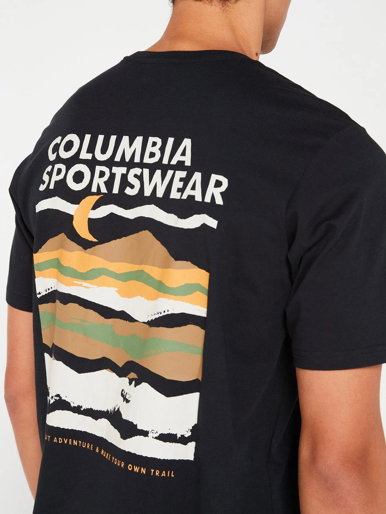 Columbia Men's Explorers Canyon Back Ss T-shirt - Black