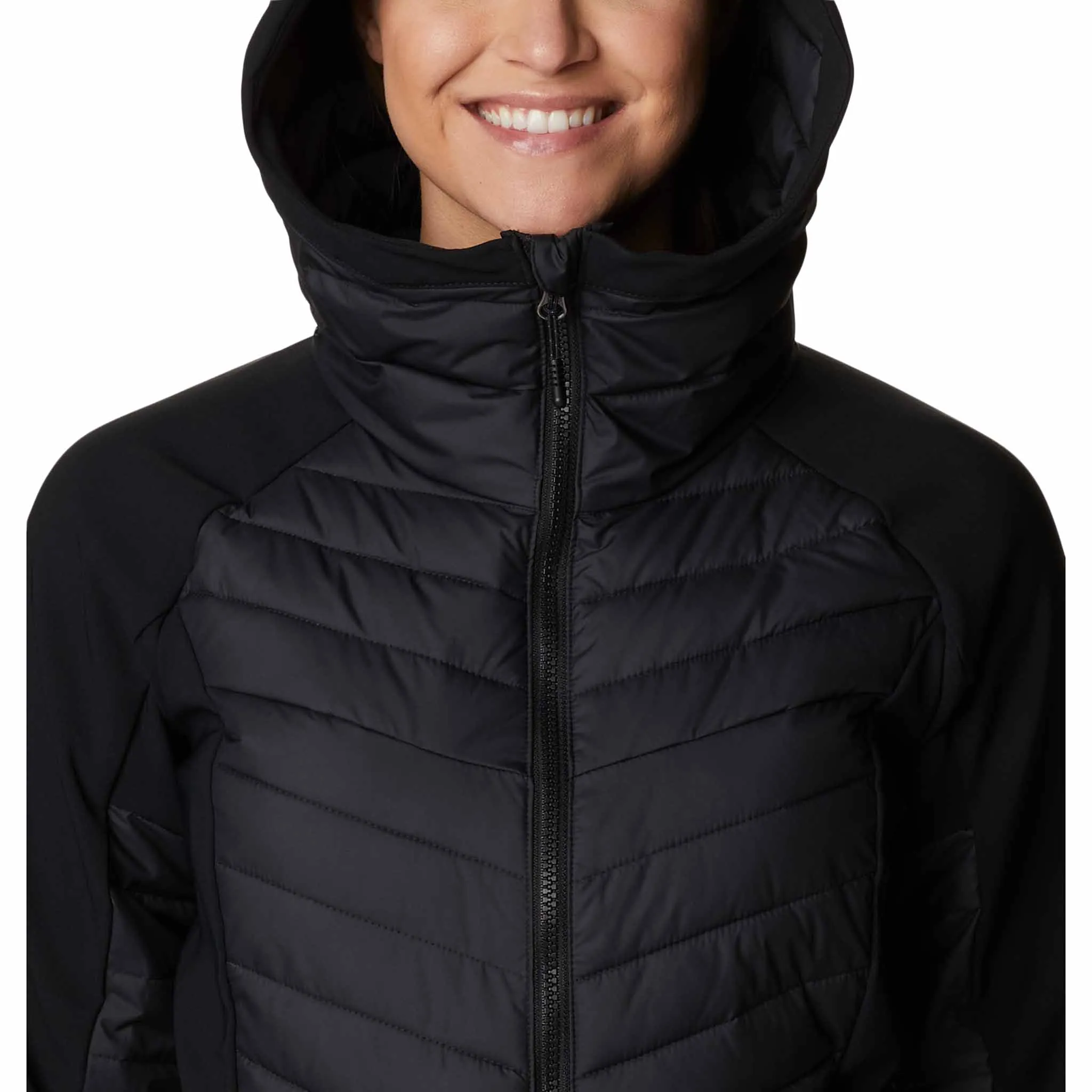 Columbia Powder Lite Hybrid manteau d'hiver à capuchon pour femme