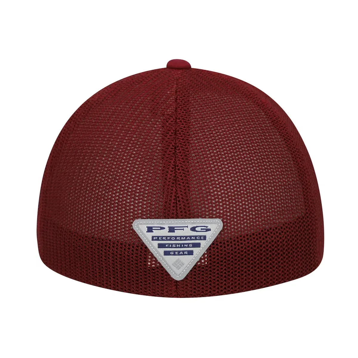 Columbia Seminole Logo PFG Mesh Hooks Ball Stretch Fit Cap - Garnet