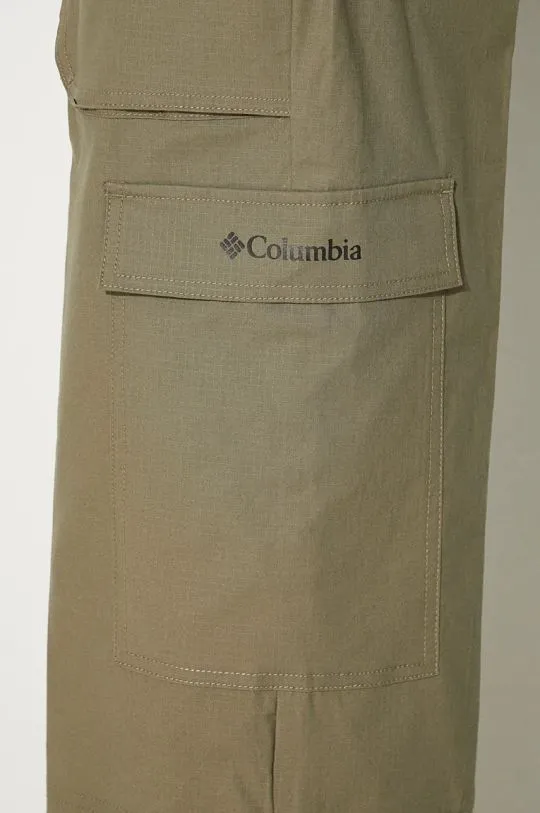 Columbia trousers Brea Falls women's green color 2086041