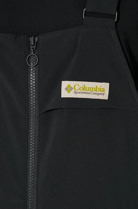 Columbia trousers Wallowa Softshell women's black color 2090911