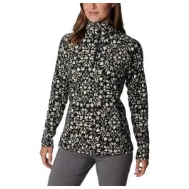 Columbia Womens Glacial IV Print 1/2 Zip Fleece Top