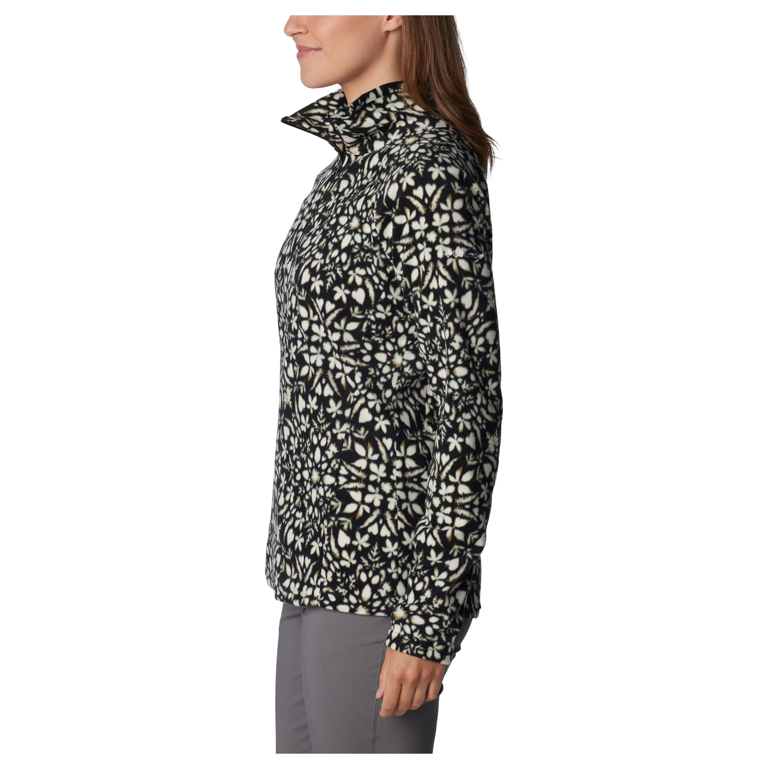 Columbia Womens Glacial IV Print 1/2 Zip Fleece Top