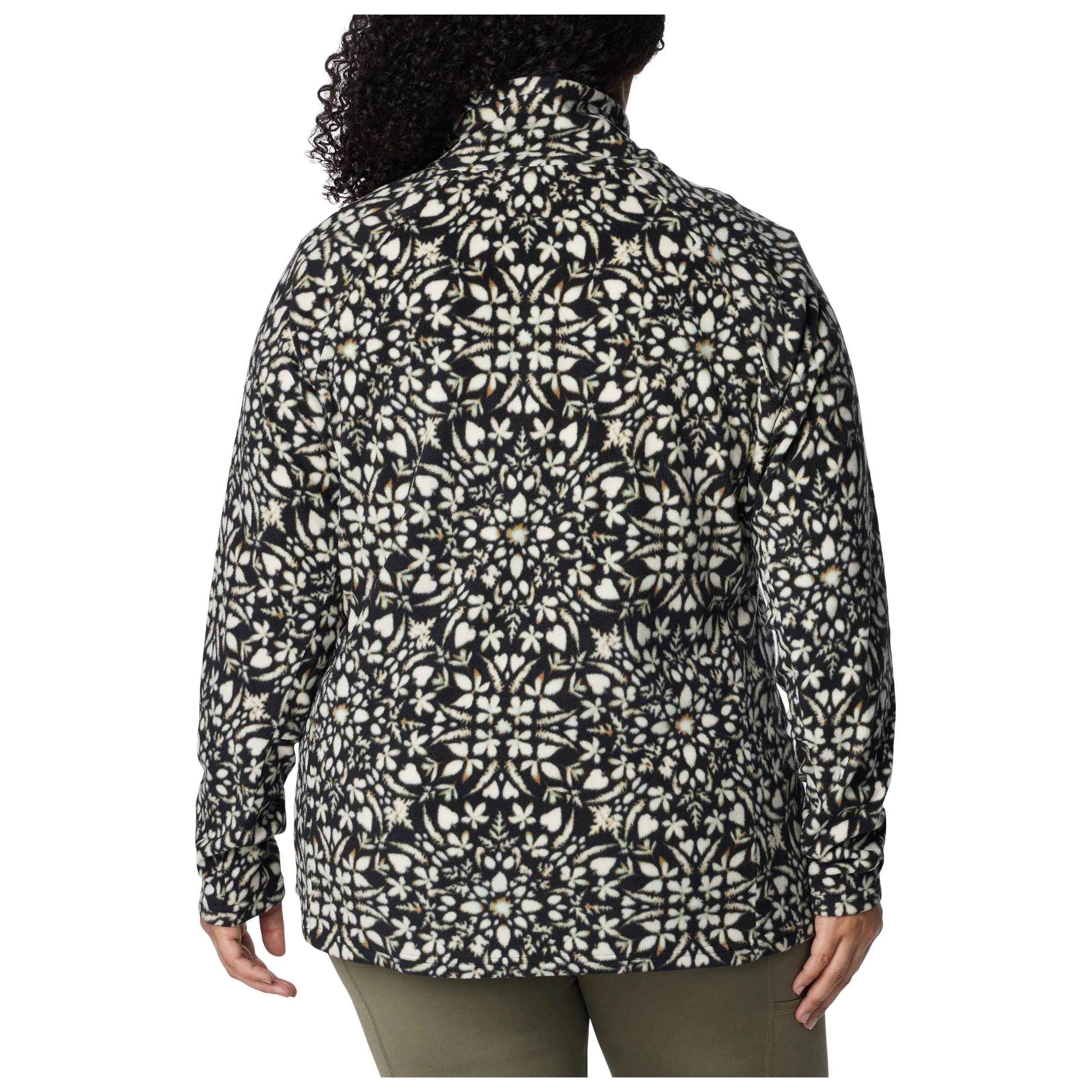 Columbia Womens Glacial IV Print 1/2 Zip Fleece Top