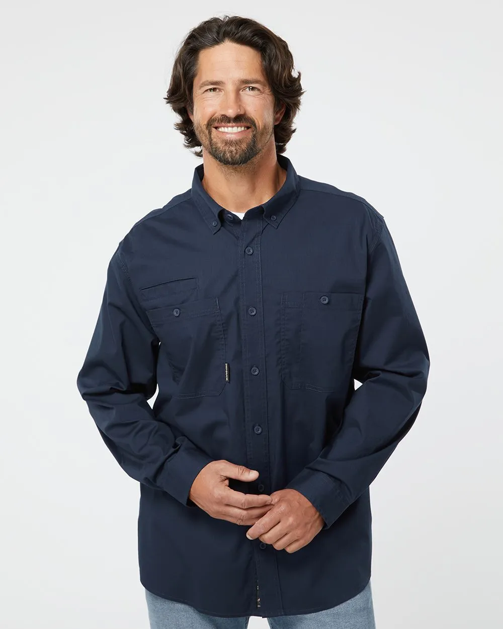 Custom Embroidery - DRI DUCK - Craftsman Woven Shirt - 4450