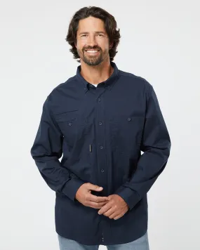 Custom Embroidery - DRI DUCK - Craftsman Woven Shirt - 4450