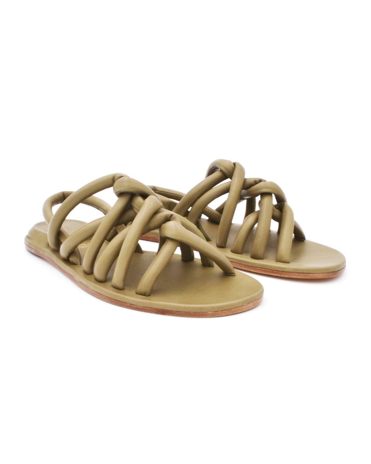 Cybille Verdant Green Padded Strappy Sandal