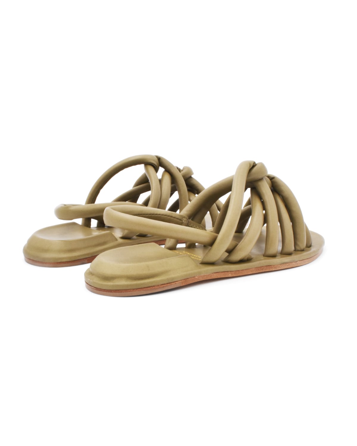 Cybille Verdant Green Padded Strappy Sandal