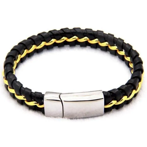 Dark Knight Leather Bracelet