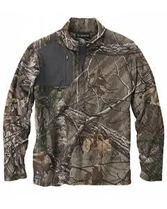 Dri Duck Polyester Nano Fleece Tm 1/4 Zip Interval Pullover 7345 Realtree Extra