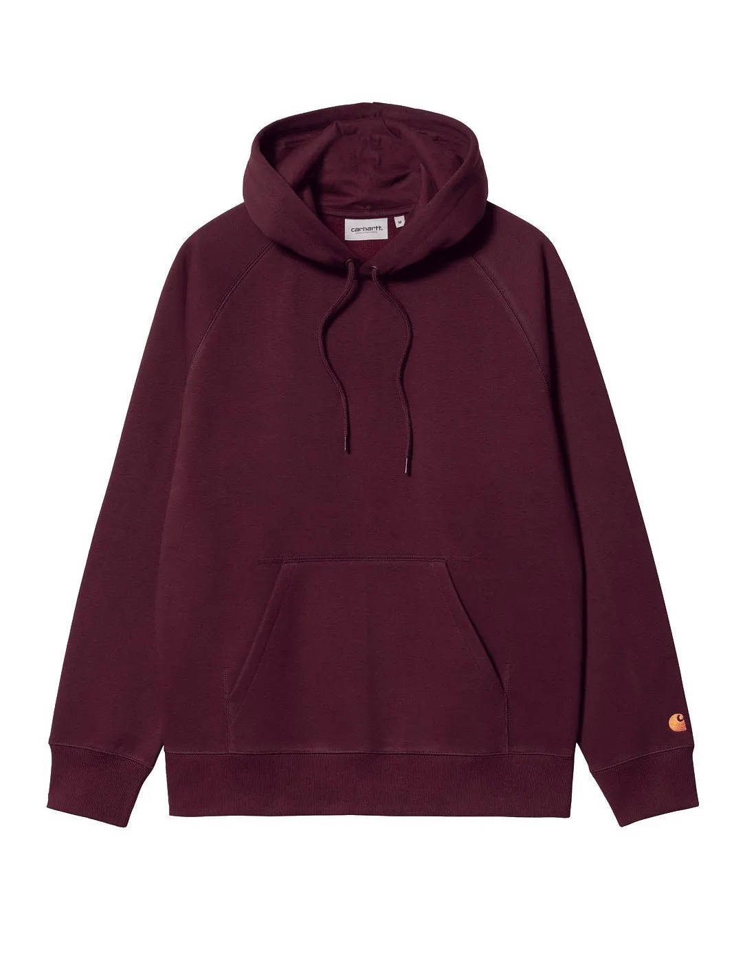 Felpa Carhartt Wip uomo I026384 Chase amarone bordeaux